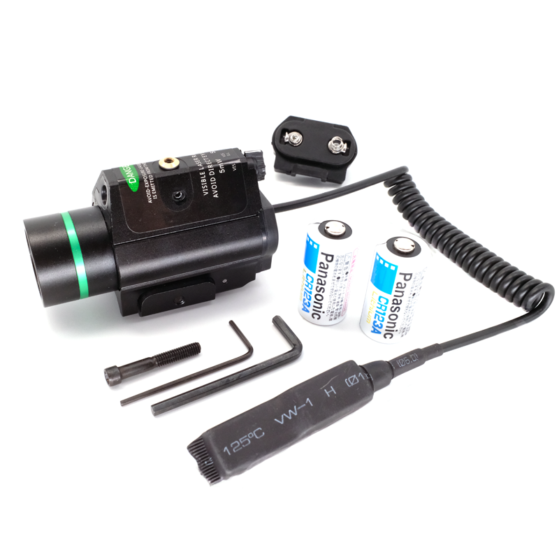 Green Laser Sight LED Flashlight Combo