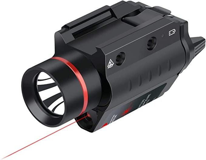 Bosait Red Dot Laser Sight Flashlight Combo Tactical Flashlight