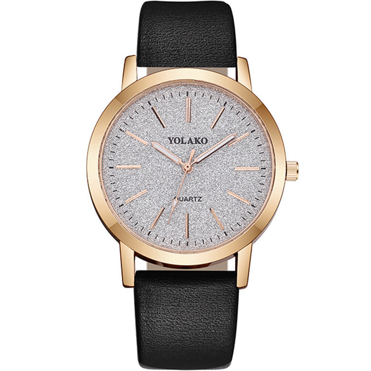 YOLAKO Hot Sale Brand Women's Watches Fashion Leather Strap Retro Quartz Watch for Ladies Charm Casual Funny Wristwatch Female