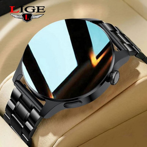 2023 LIGE Smart Watch Men Full Touch Sport Fitness Watches I29 Smart watch Waterproof Heart Rate Steel Band Android iOS For Men