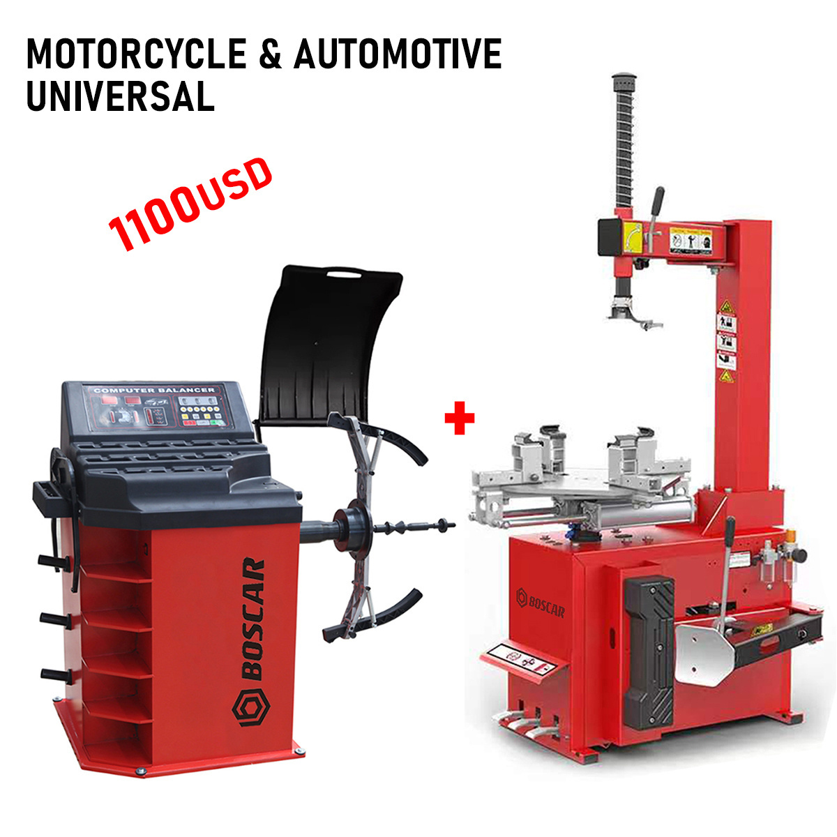 Factory supply Tyre changer for Motorcycle and Automotive Universal with motorcycle fixtures Tire changing machine for sale