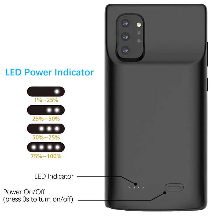 5200mAh/6000mAh Lithium Power Bank Android Battery Case For Samsung Galaxy Note 10/10+/Plus