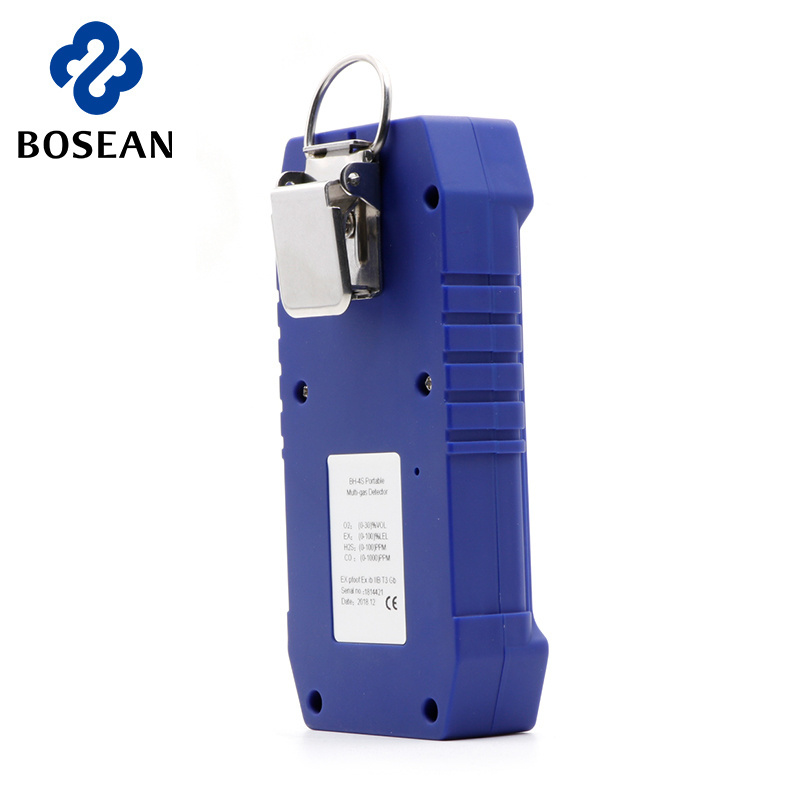 Bosean Data logger Coal Mine CH4 LEL CO H2S O2 Detector Portable methane Gas Detector