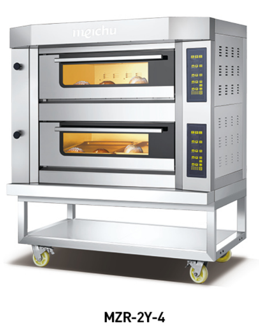 MGE-3Y-9 Double deck four plate large capacity fermentation deck oven combi commercial kitchen pizza oven