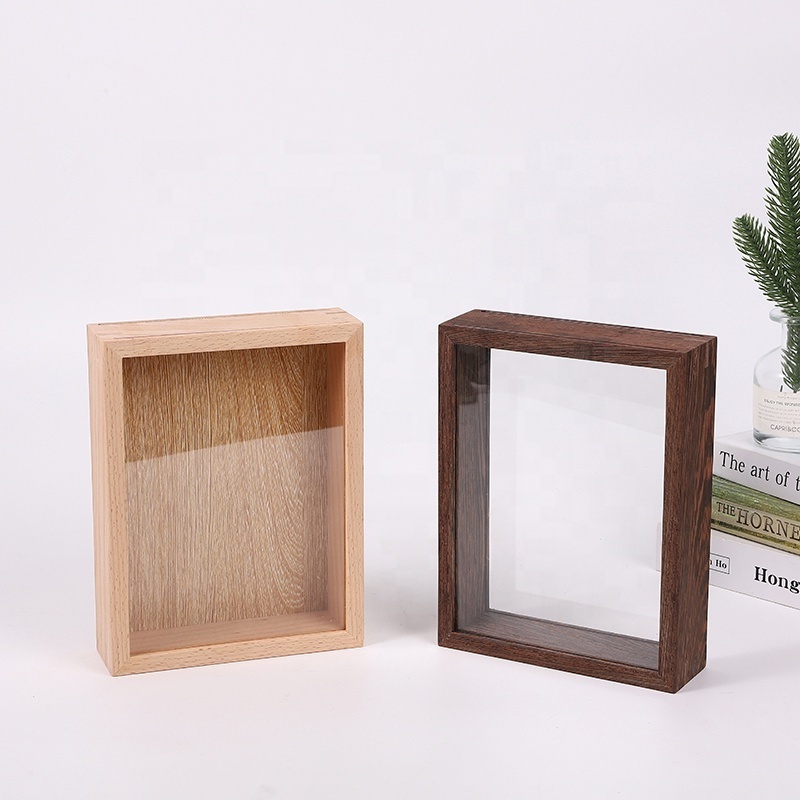 wholesale shadow box photo picture custom wood frame picture wood frame shadow box frame with glass