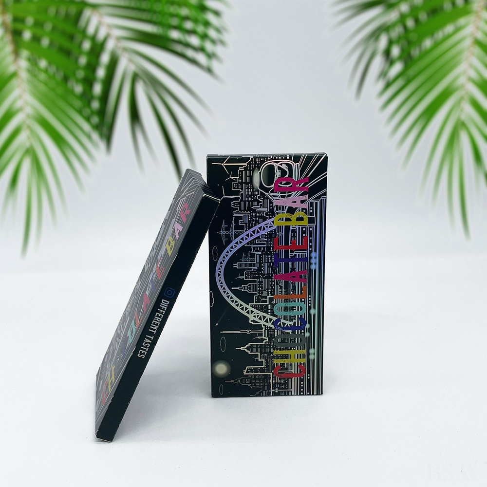 Luxury Custom Printed Paper Mushroom Chocolate Bar Packaging Box