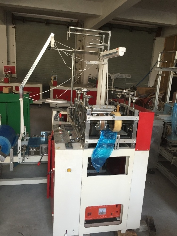 Automatic PE CPE Plastic Film Shoe Disposable Cover Making Machine for hotel,workshop,hospital