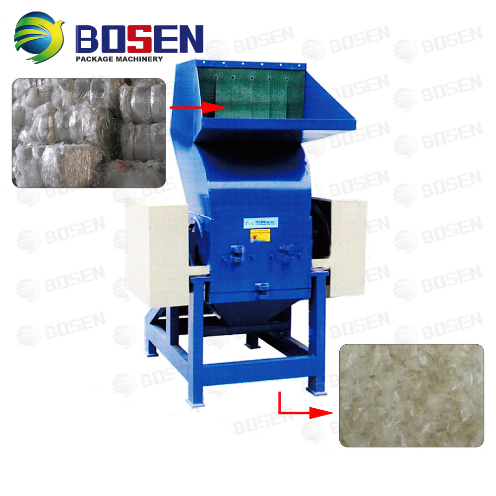 Recycle HDPE LDPE PP ABS PE Plastic Film Grind Crusher Machine Plastic Crusher Machine