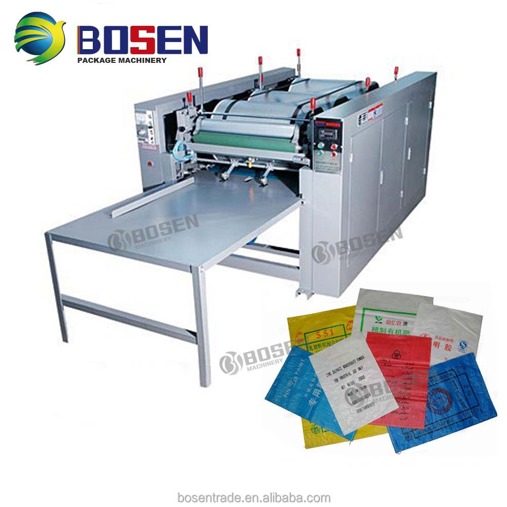 Best Sale Printer PP Woven Bag 1 One Single Color Logo Small Flexo Printing Machine