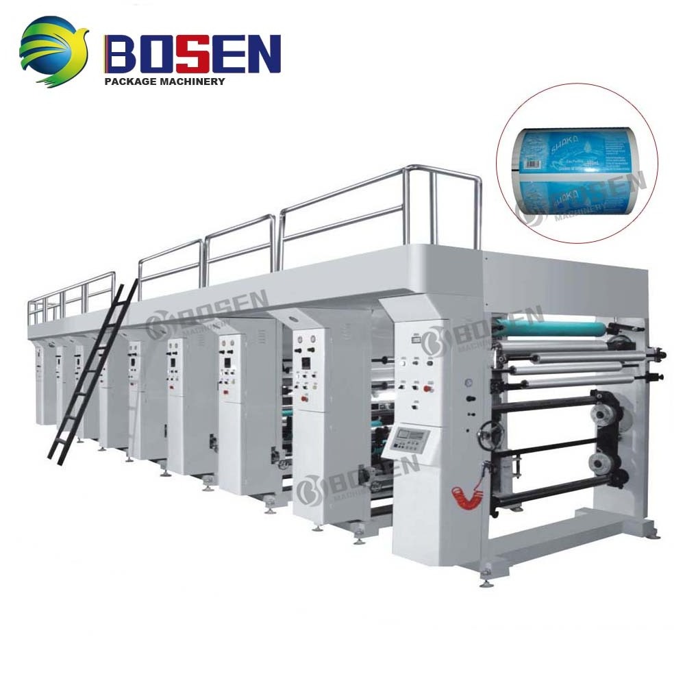 BSGAY High Speed Computerized Gravure Printing Machine Film Package Printing Machine