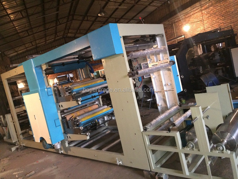 BSYT Best Sale Printer Pp Woven Roll To Roll 4 Four Color Offset Flexo Printing Machine