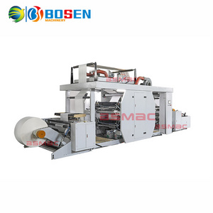 Fully Automatic High Speed Four Colors Paper Flexographic Printing Machine Customized Paper Bag Printing Machine