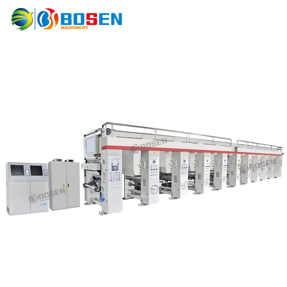 BSGAY High Speed Computerized Gravure Printing Machine Film Package Printing Machine