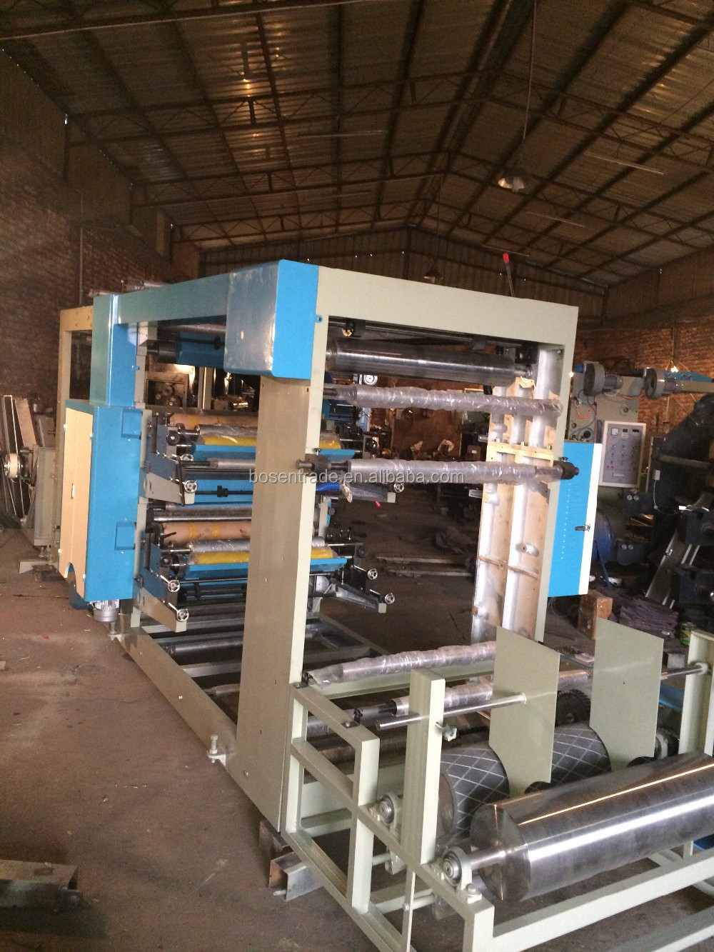 BSYT Best Sale Printer Pp Woven Roll To Roll 4 Four Color Offset Flexo Printing Machine