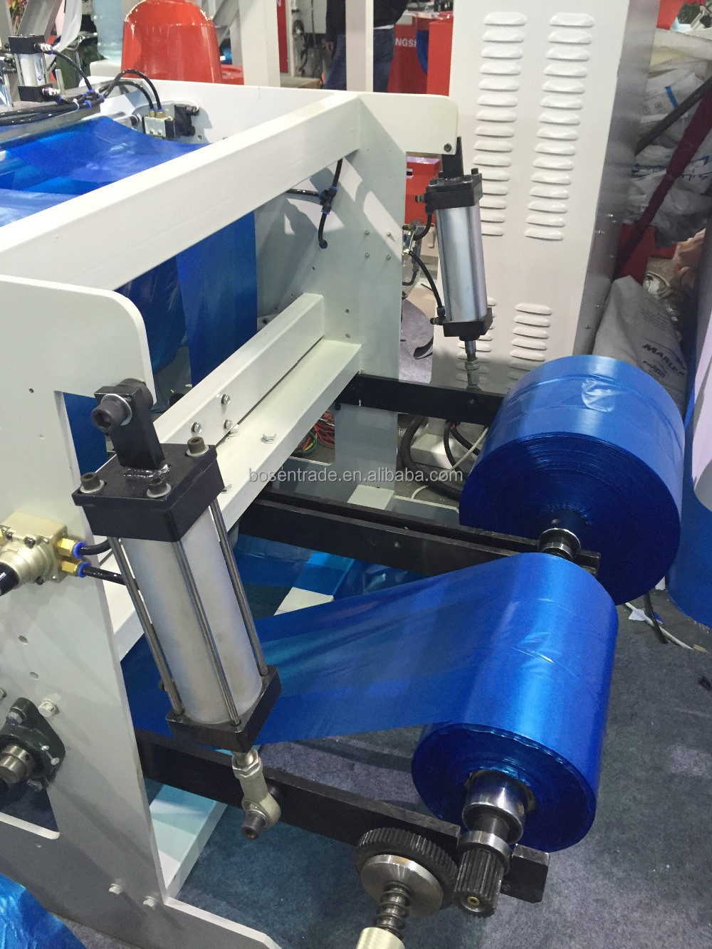 Automatic Punching HDPE Plastic Bag Bottom Sealing Packaging T-Shirt Shopping Bag Making Machine Price