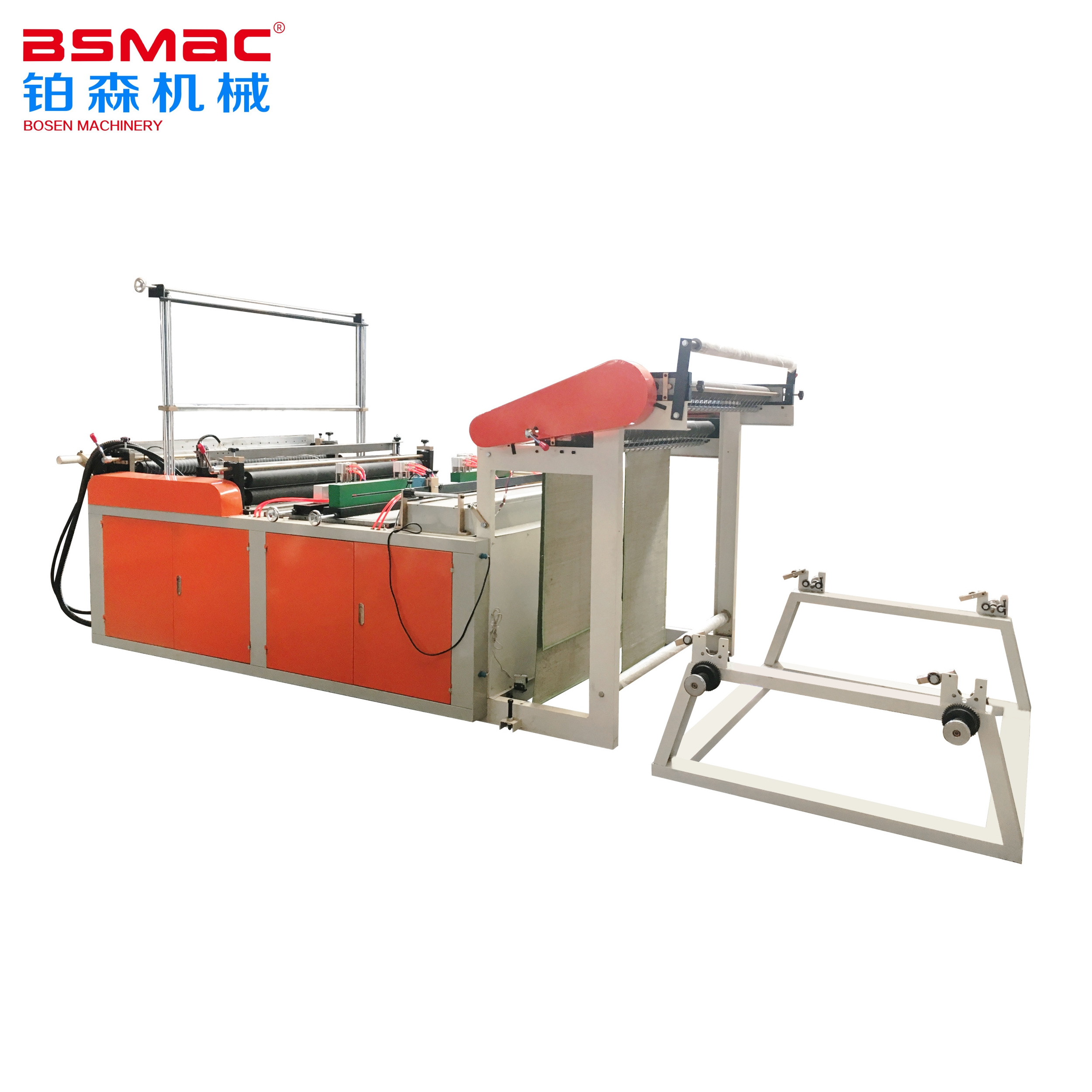 Automatic Manufacture PE Biodegradable Plastic Bag T-shirt Carry Bag Making Machine price