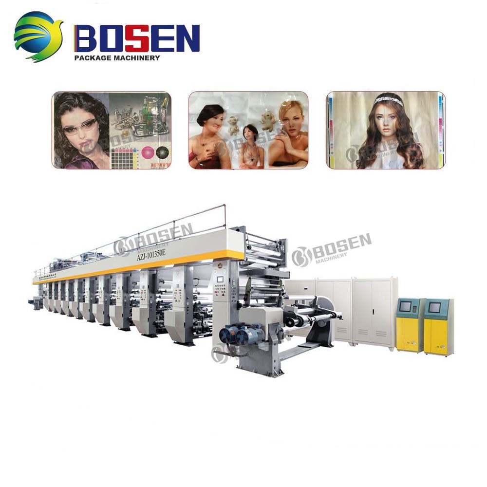 BSGAY High Speed Computerized Gravure Printing Machine Film Package Printing Machine