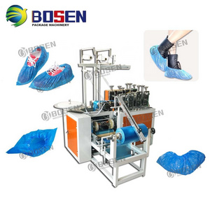 Automatic PE CPE Plastic Film Shoe Disposable Cover Making Machine for hotel,workshop,hospital