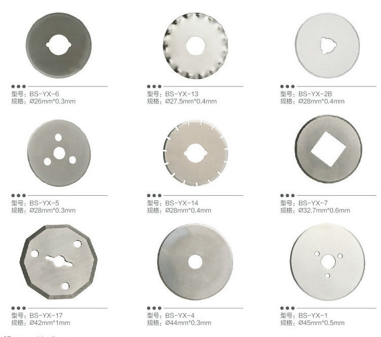 China Professional Manufacture 60mm 45mm Rotary Cutter Blades