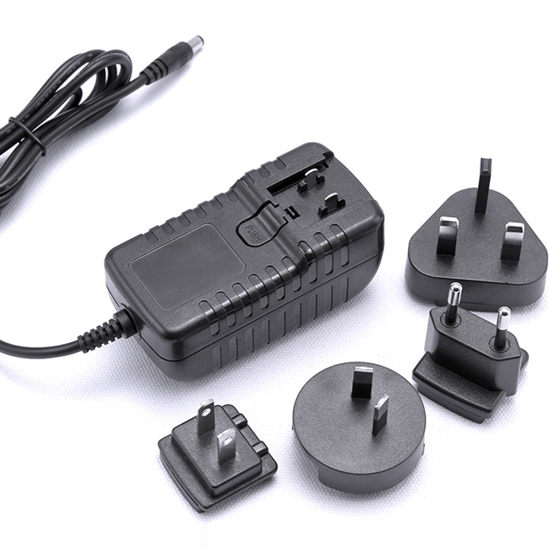 15.5W 18W 5V charger UK US AU EU detachable plugs adapters 5V3.1A 5V3A 5V3.5A power adaptors interchangeable 5v 3a ac dc adapter