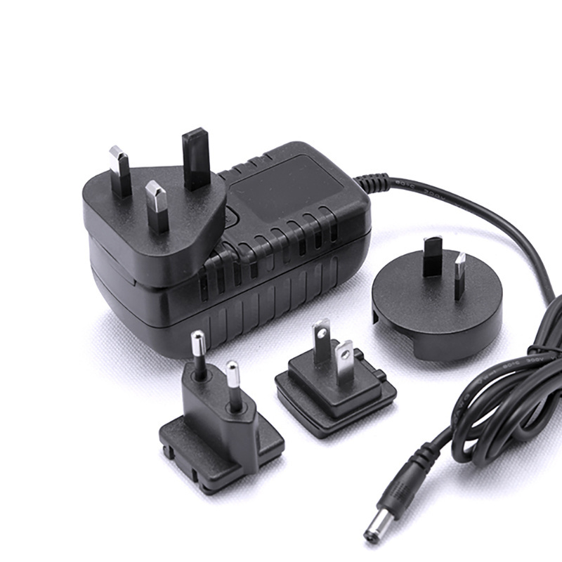 15.5W 18W 5V charger UK US AU EU detachable plugs adapters 5V3.1A 5V3A 5V3.5A power adaptors interchangeable 5v 3a ac dc adapter