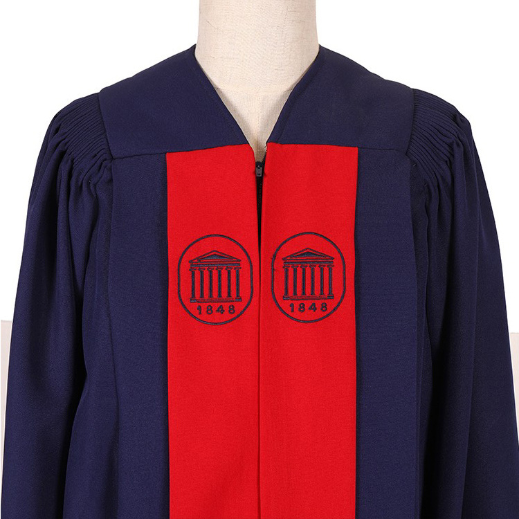 USA Graduation High School Uniforms Long Sleeve University of Cambridge Master Back master graduation gown doctoral Clergy Robes