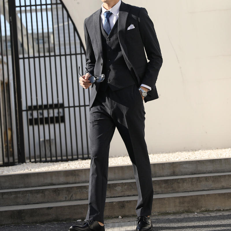 OEM ODM Latest Design Custom Wholesale Luxury 2 Piece Set Slim Fit Coat Pant Men Blazer Suit