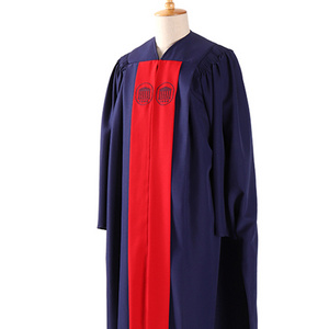 USA Graduation High School Uniforms Long Sleeve University of Cambridge Master Back master graduation gown doctoral Clergy Robes