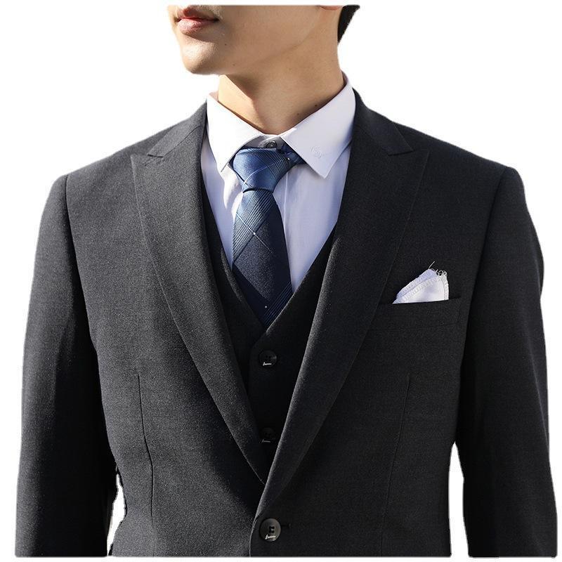 OEM ODM Latest Design Custom Wholesale Luxury 2 Piece Set Slim Fit Coat Pant Men Blazer Suit