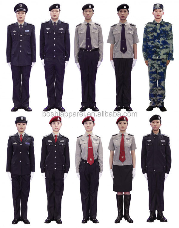 Customized Wholesale Price Security Guard Uniform with Private logo