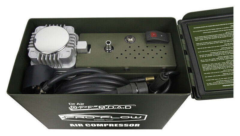 Ammo Box  12V heavy duty air compressor 160L/min Car 4x4 Off Road tyre inflator