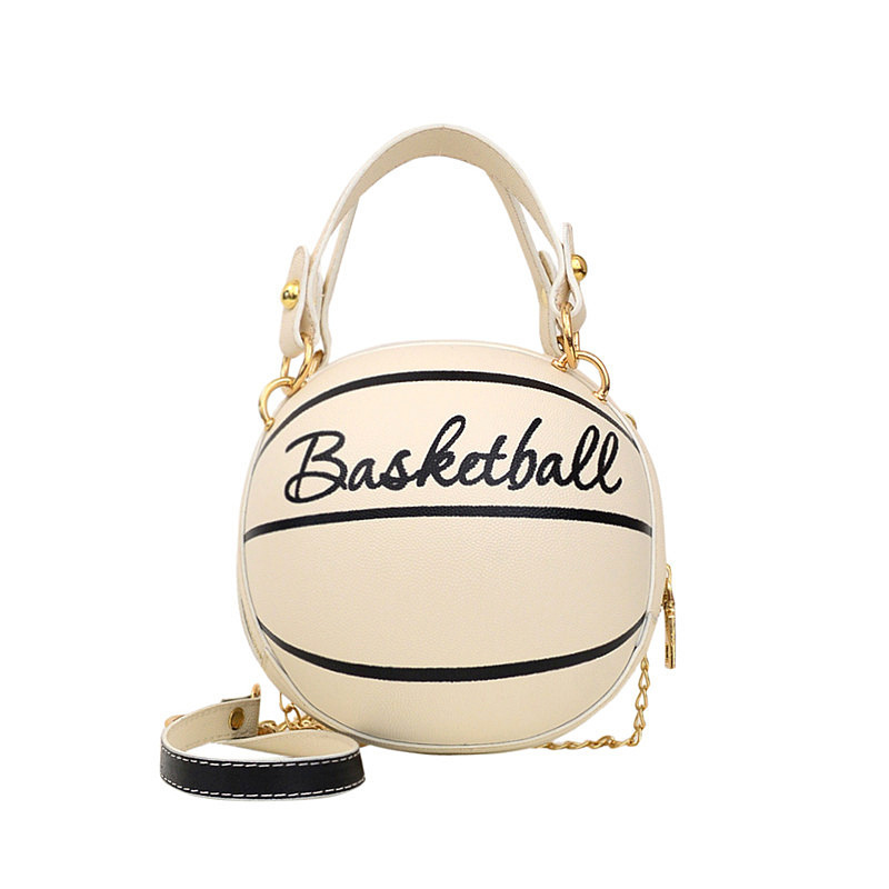 Fashion Chic Women Ball Handbag Round Basketball Shoulder Bag Unique Soccer Ball Bag Woman Ball Zero Wallet For Ladies