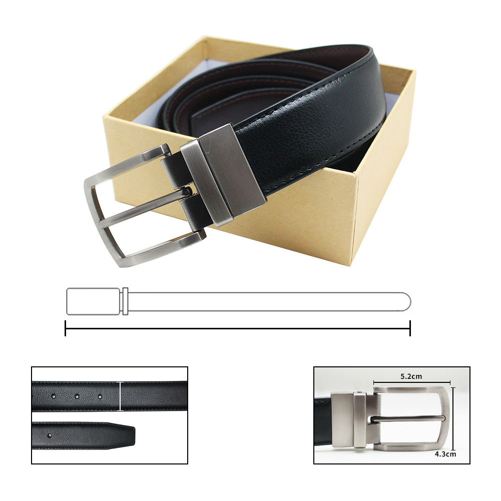 boshiho customized Fashion genuine cow leather automatic buckle belt genuine leather Belt  women belts