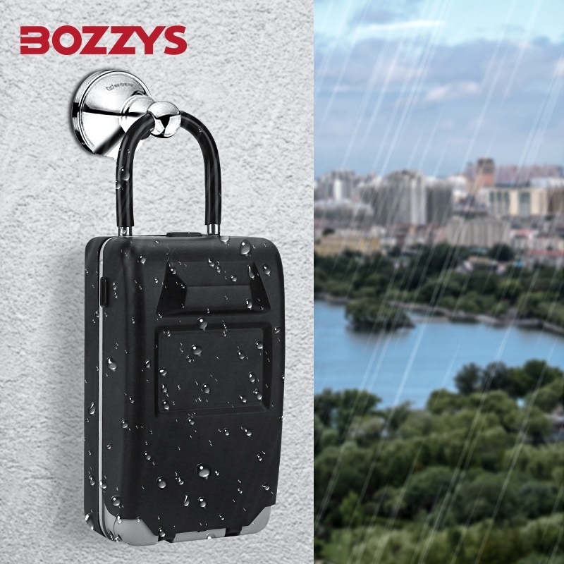 Home or  Outdoor Waterproof Zinc Alloy Lock Body 4 Digital Large Capacity Storage key Lock Box