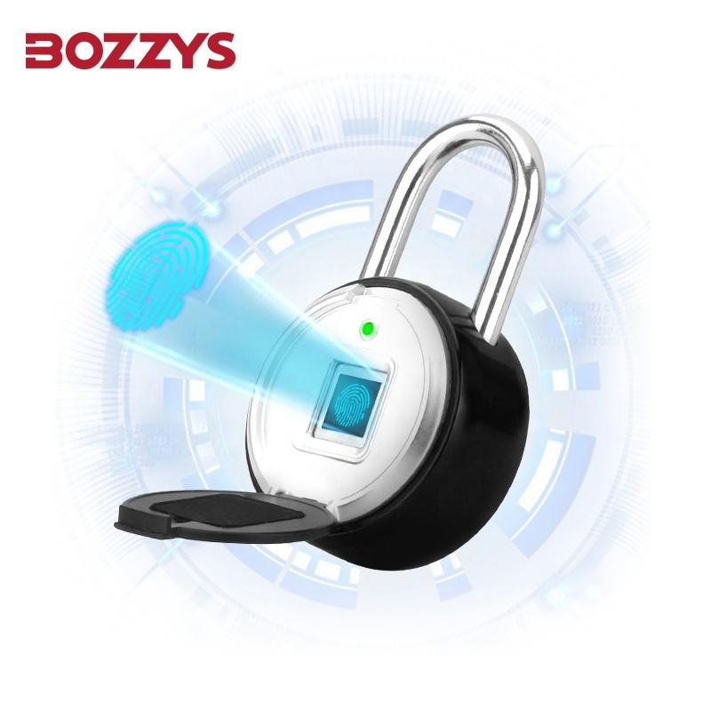 BOZZYS With Intelligent Chip 0.5S Fast recognition Waterproof Dustproof Smart Fingerprint Padlock