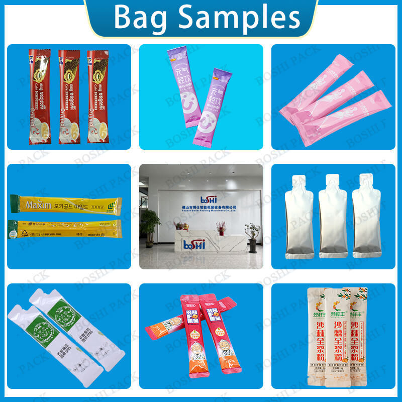 Automatic 4 side seal sachet fruit juice powder packing machine multi lane lemonade powder drink packing machine