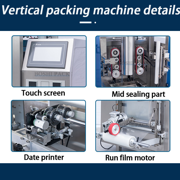 Vertical 10 multihead weigher dark red kidney beans flax seed packing machine multi-function packaging machines