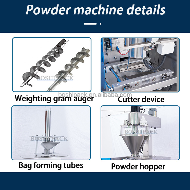 Automatic vertical coffee packaging machinery washing flour spice powder packing machine multi-function packaging machines