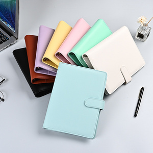 Business Notebook Mini Type 2021 Calendar Spiral Work Agenda Budget Binder Pu Leather Cover A5 A6 Binder