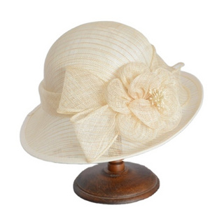 Wholesale Elegant Quality Philippines Lady Church Sinamay Party Hats  Wedding Hats For Women