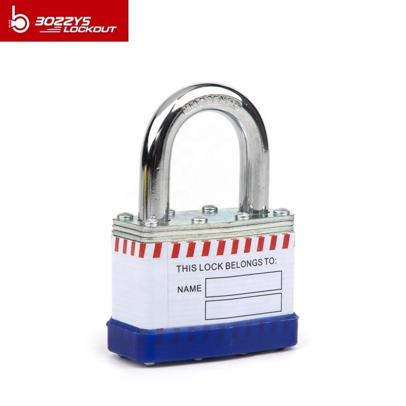 Laminated Steel Keyed-Alike safety padlock with master key for Industrial lockout against moisture Corrosion Resistant