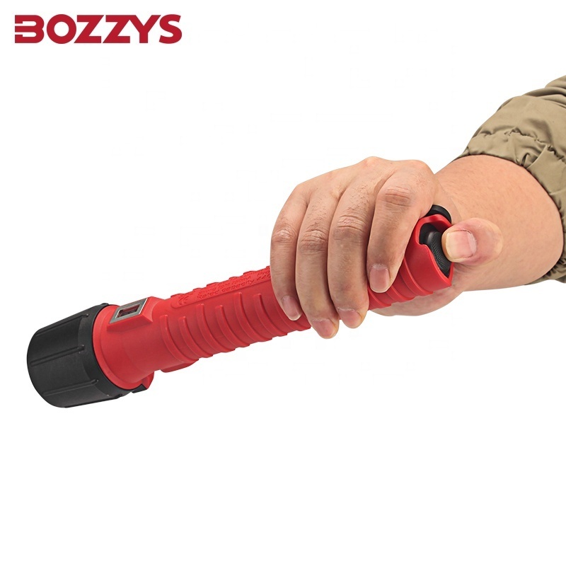 BOZZYS Led Explosion Proof Flashlight High Power Heavy-duty body clip Led Anti-explosive Torch