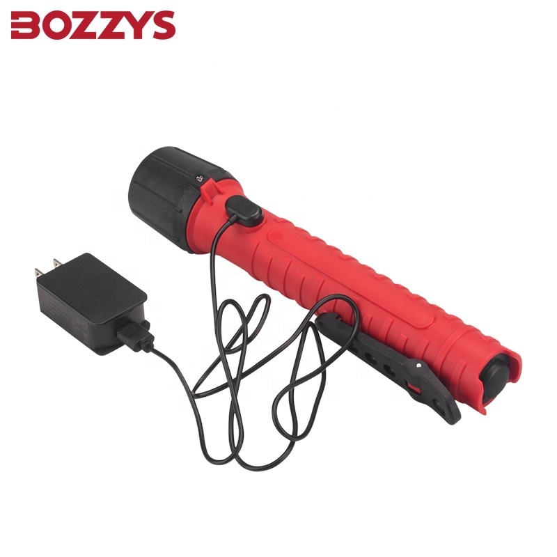 BOZZYS Led Explosion Proof Flashlight High Power Heavy-duty body clip Led Anti-explosive Torch