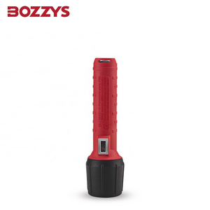 BOZZYS LED Industrial Waterproof And Dustproof Camping Overhaul Lighting Flashlight with LCD Screen