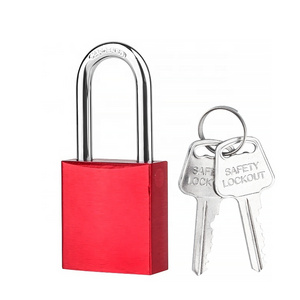 automatic pop-up Anti-UV aluminum Padlock with Key retaining and Custom laser coding for Industrial lockout-tagout