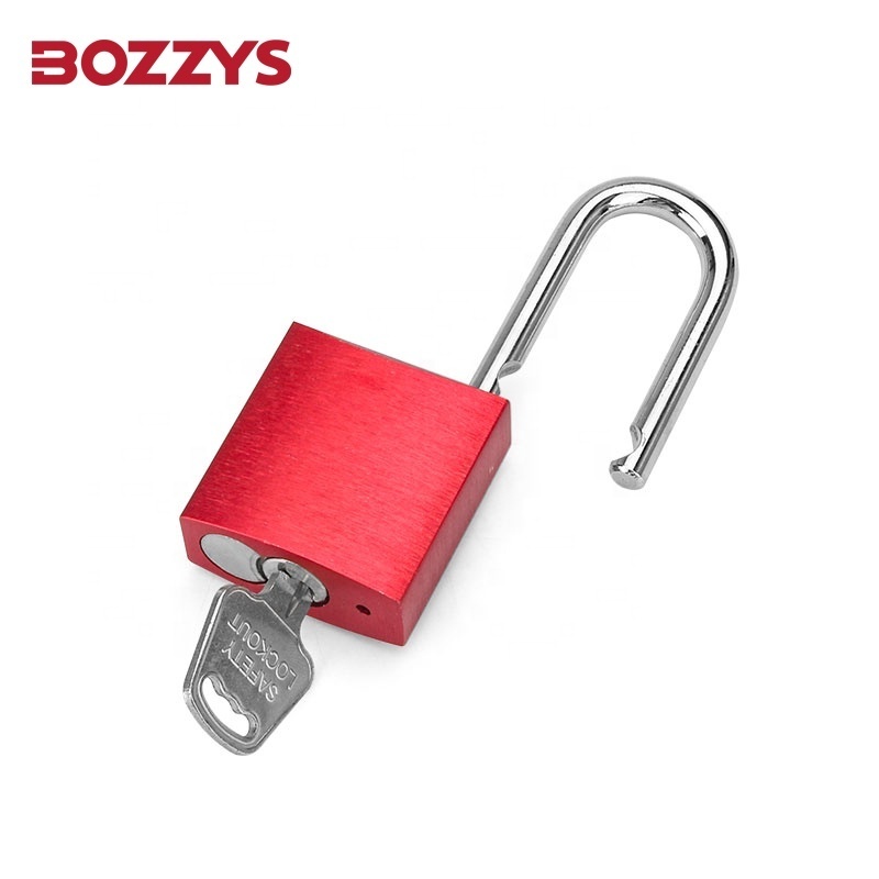 automatic pop-up Anti-UV aluminum Padlock with Key retaining and Custom laser coding for Industrial lockout-tagout