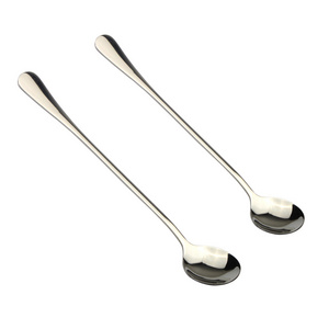 19cm stainless steel kitchen soup spoon stainless steal korean long spoon