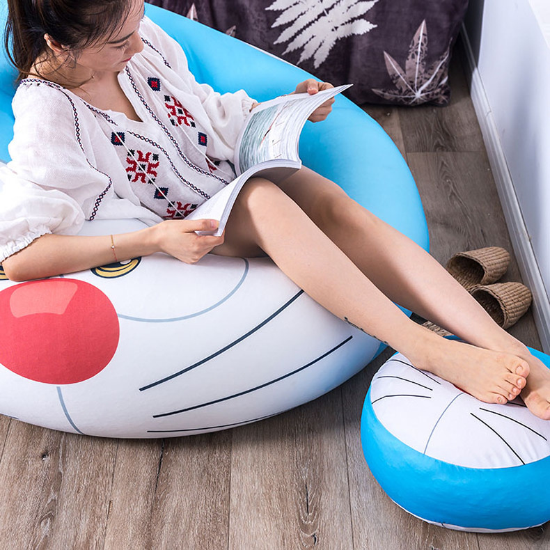 Latest cute cartoon design living room furniture comfortable sofa chair lazy kids baby game bean bag