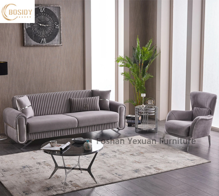 contemporary antique luxury living room furniture u shaped sectional fabric lounge sofa chair set