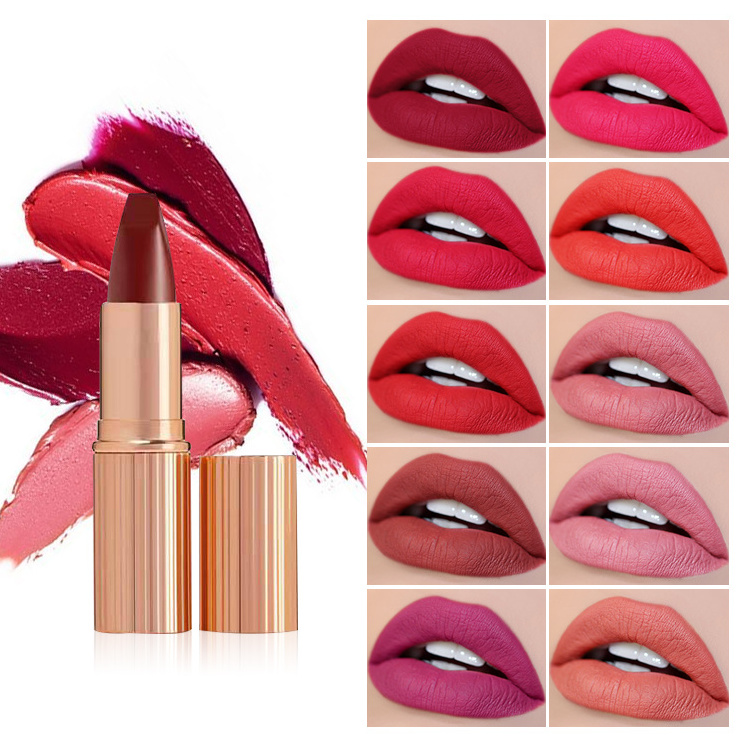 Chinese Private Label Organic Red Matte OEM Solid Lipstick